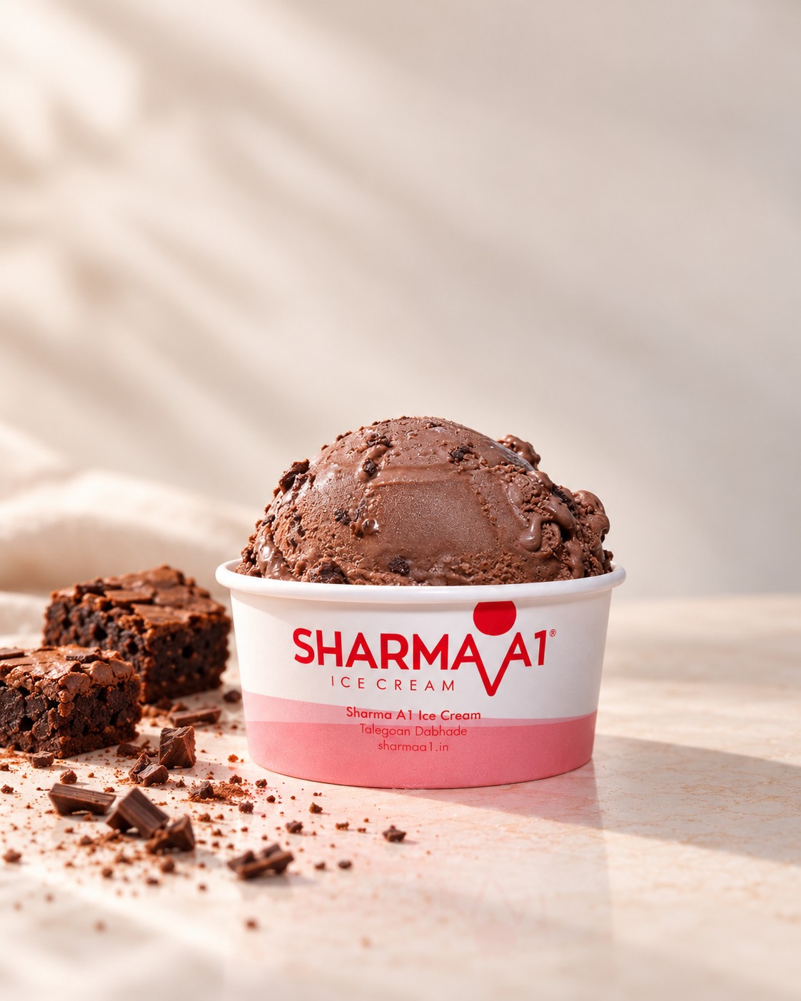 Chocolate Brownie Ice Cream