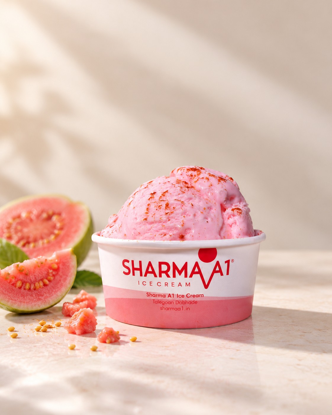Pink Guava Ice Cream