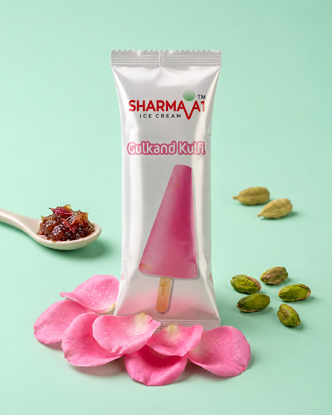 Gulkand Kulfi